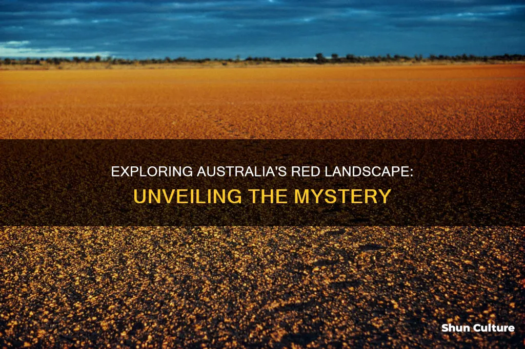 what makes australia so red