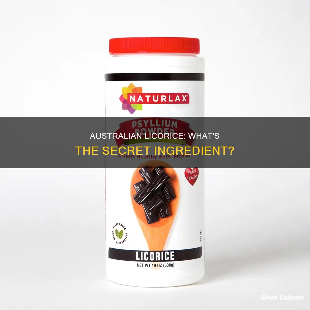 what makes australian licorice different