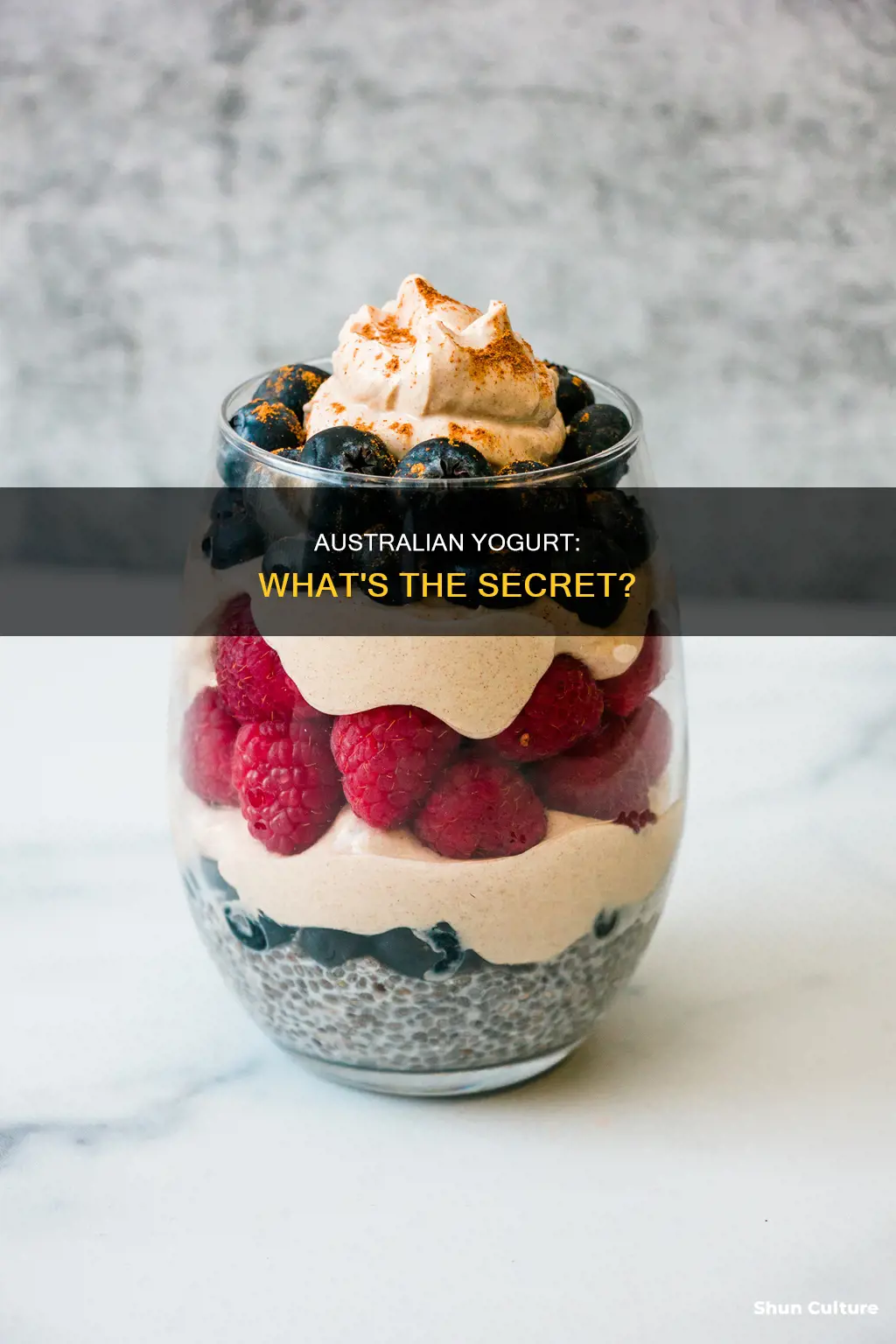 what makes australian style yoghurt different