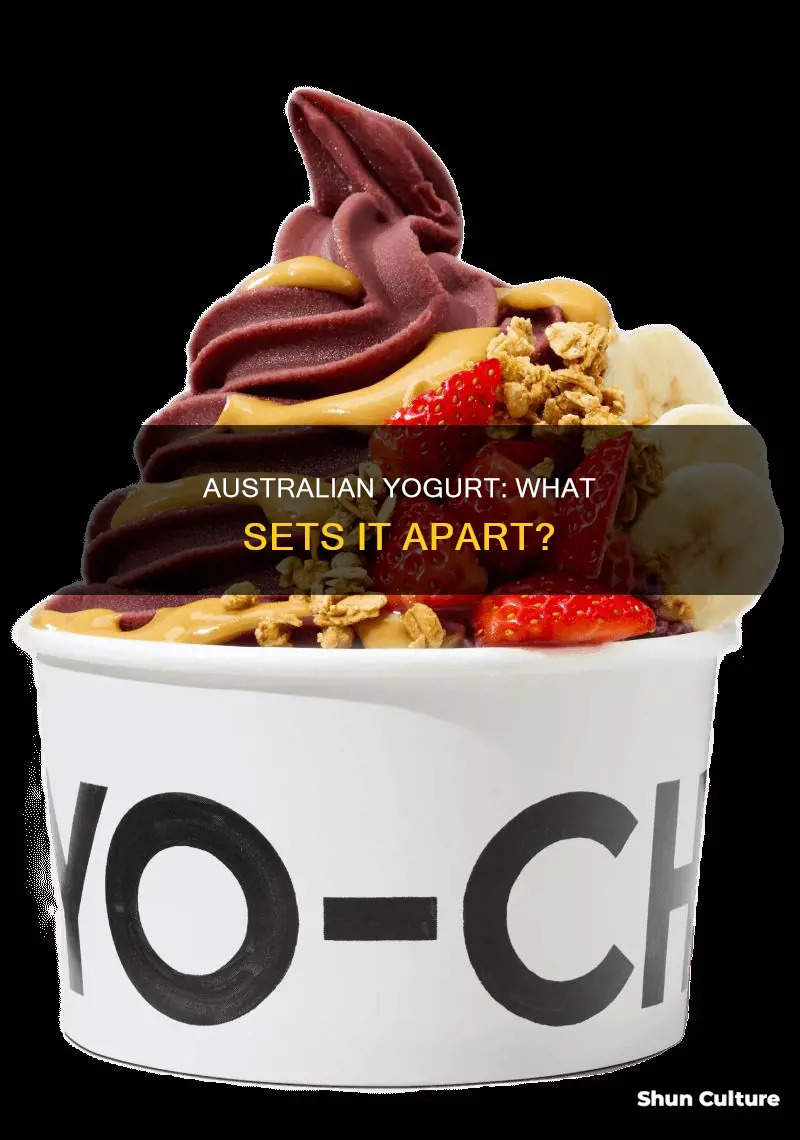 what makes australian yogurt different