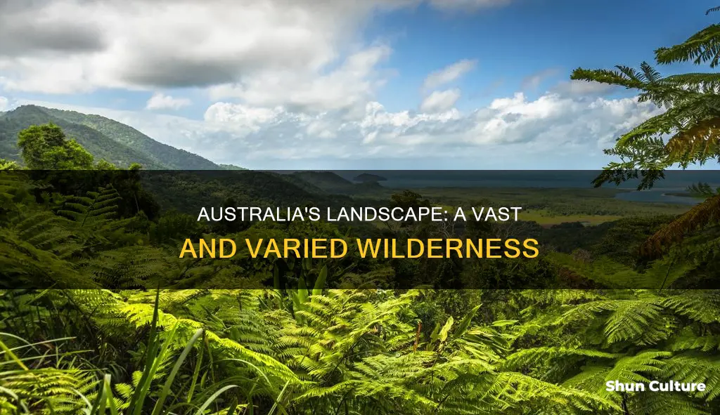 what makes up most of australia