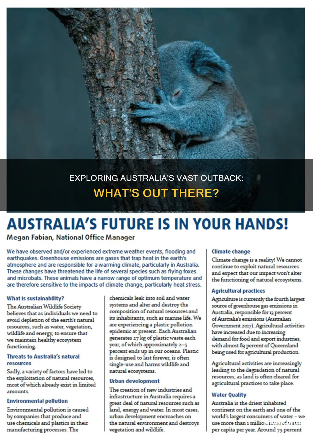 what makes up the largest part of australia