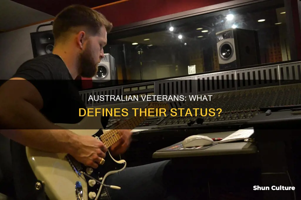 what makes you a veteran in australia