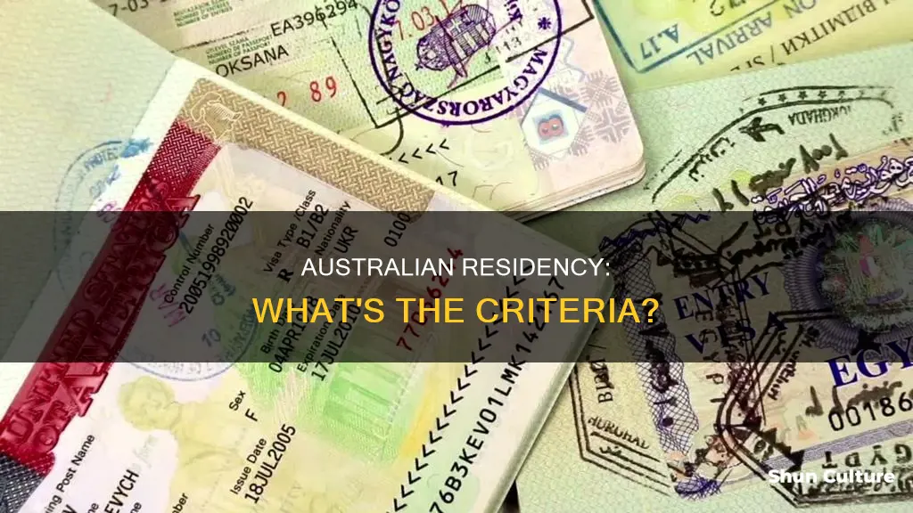 what makes you an australian resident
