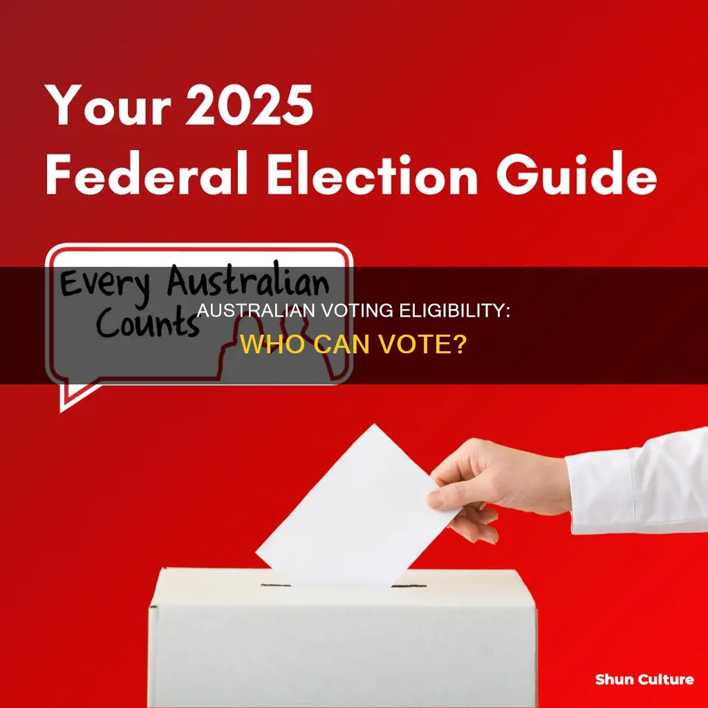 what makes you eligible to vote in australia