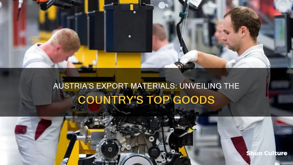 what materials does austria export