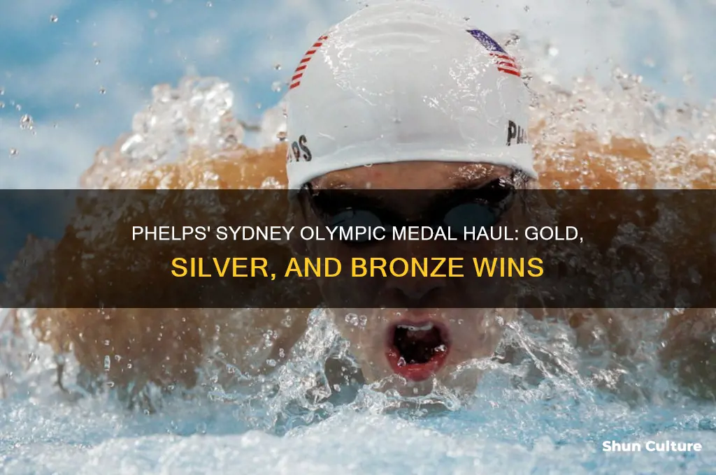 what medals did phelps win in sydney australia