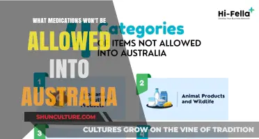 A Strict Ban: Medications Barred from Australia