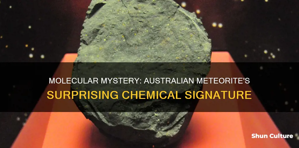what molecule was found in the meteorite that hit australia