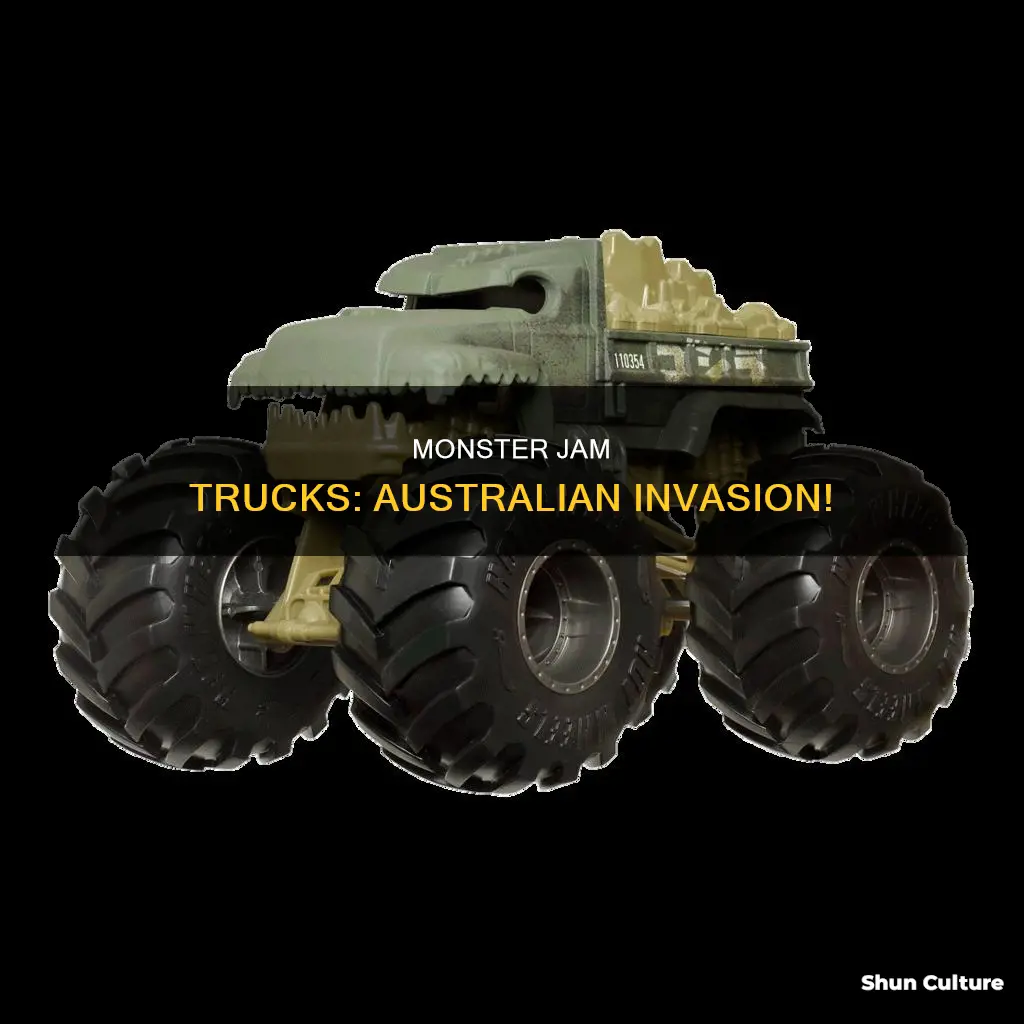 what monster jam trucks are coming to australia