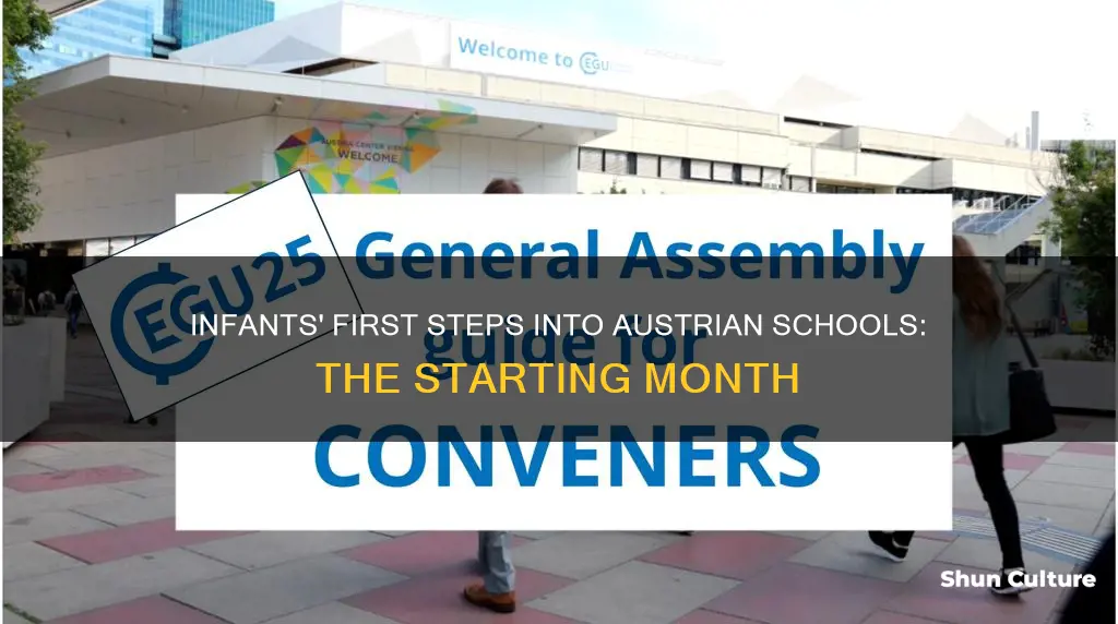 what month do infants start school in austria