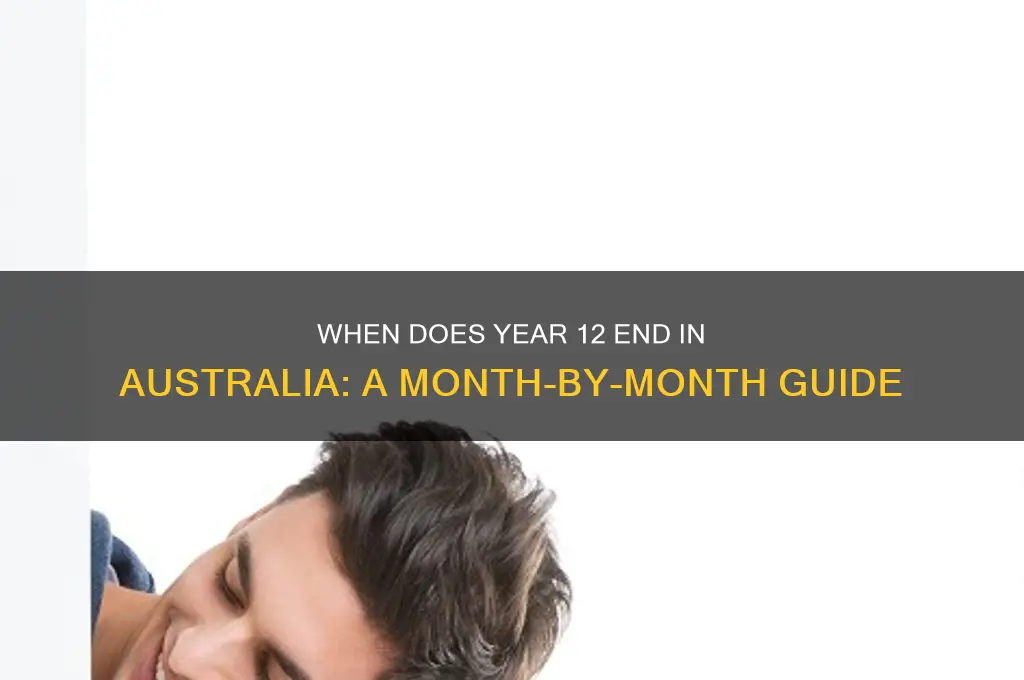 what month does year 12 finish australia