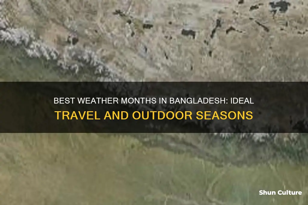 what months are counts as good weather of bangladesh