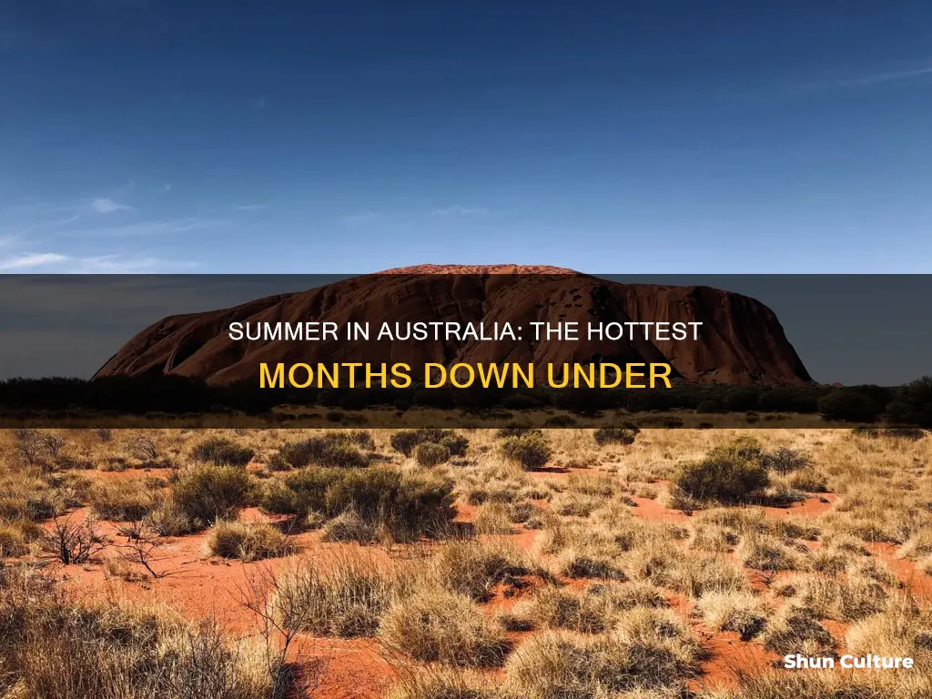 what months make up summer in australia