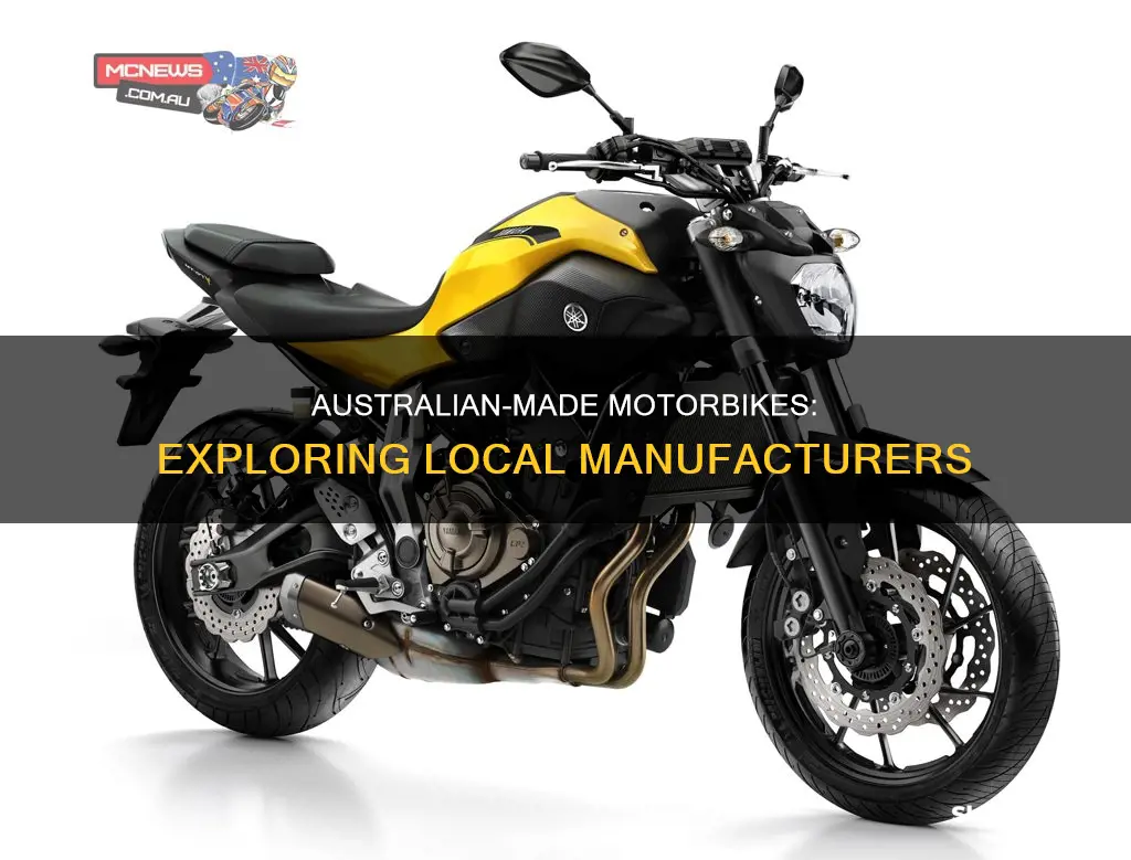 what motorbikes are made in australia