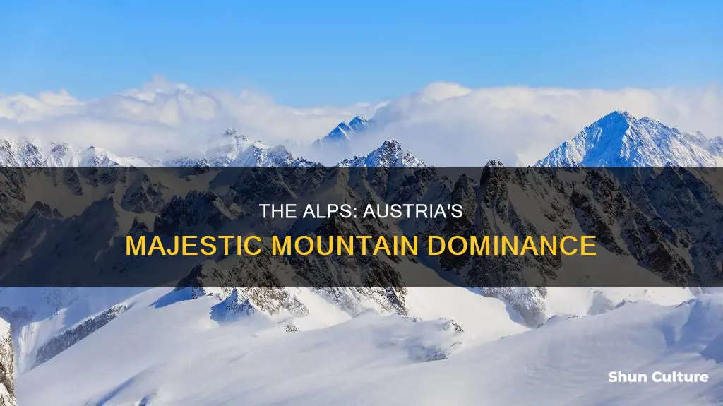 what mountain chain dominates austria