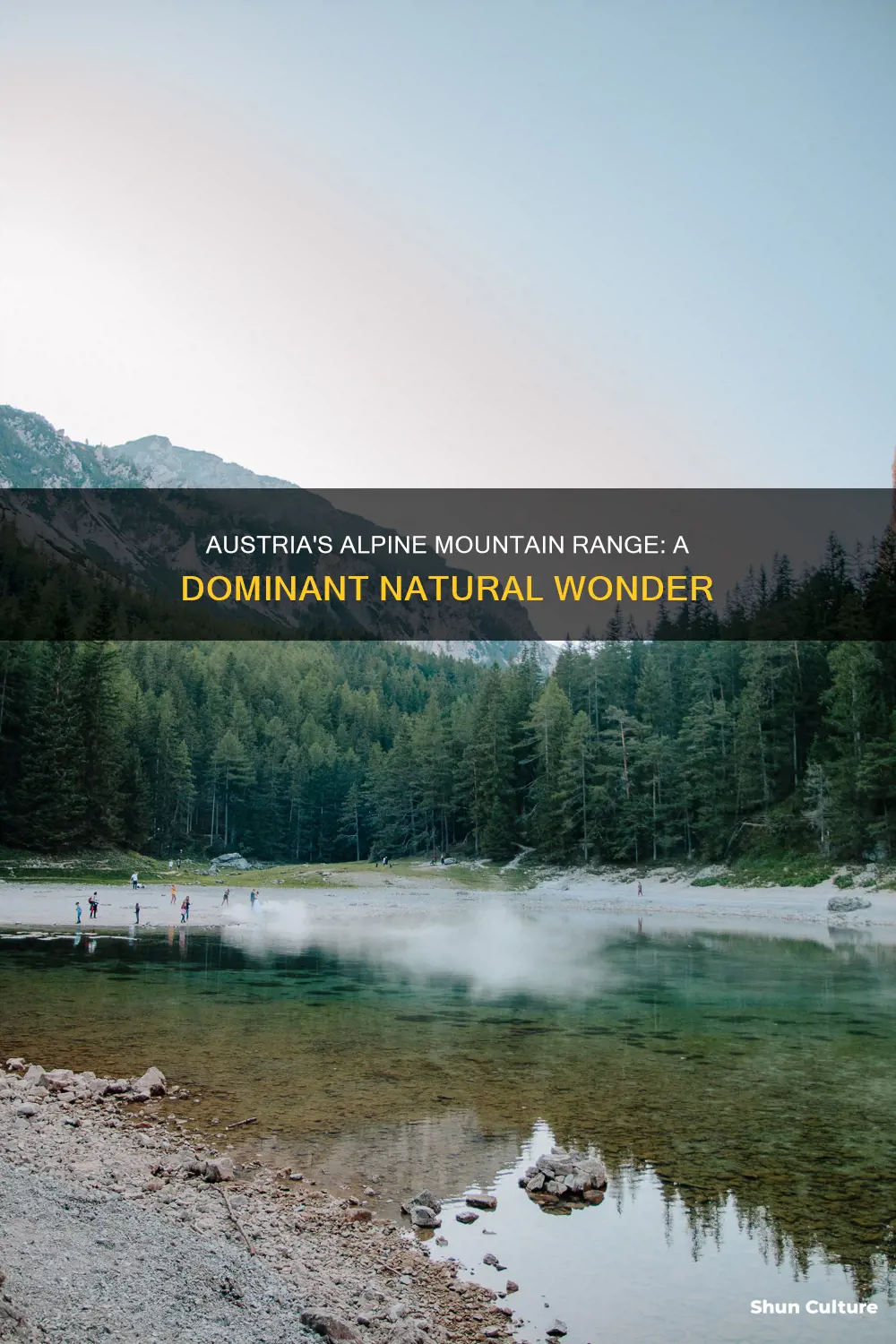 what mountain chain dominates austria