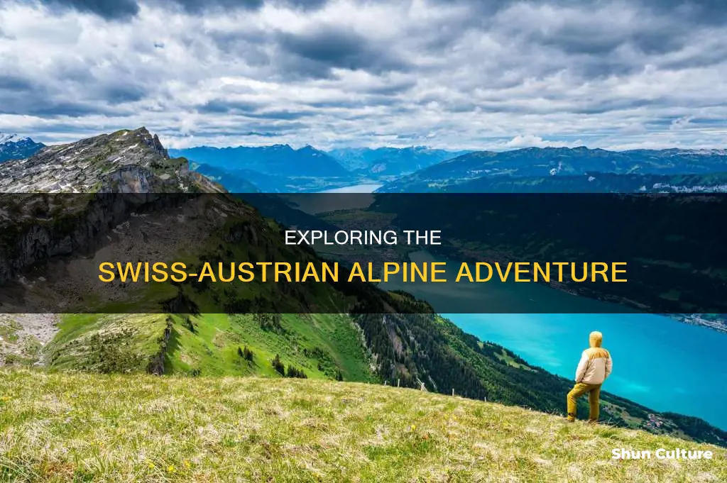 what mountain chain goes through switzerland and austria