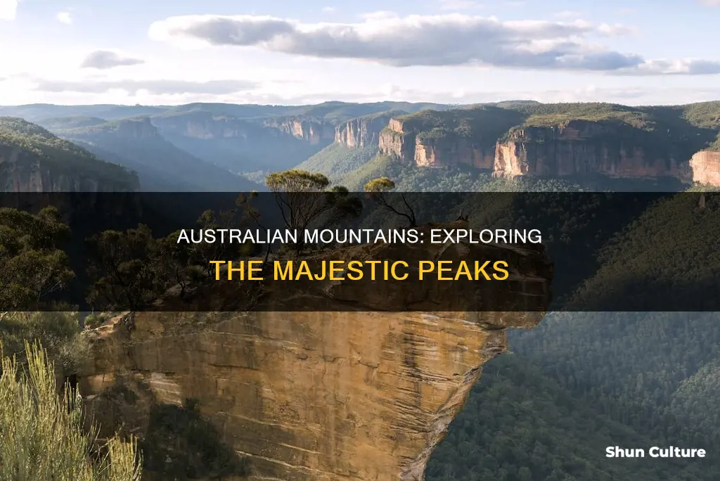 what mountains are found in australia