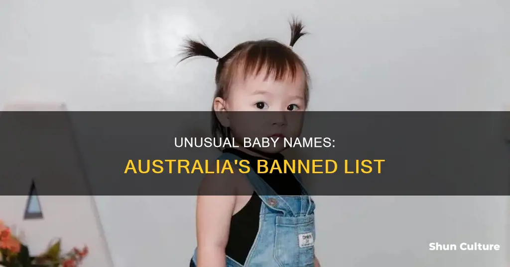 what names are banned in australia