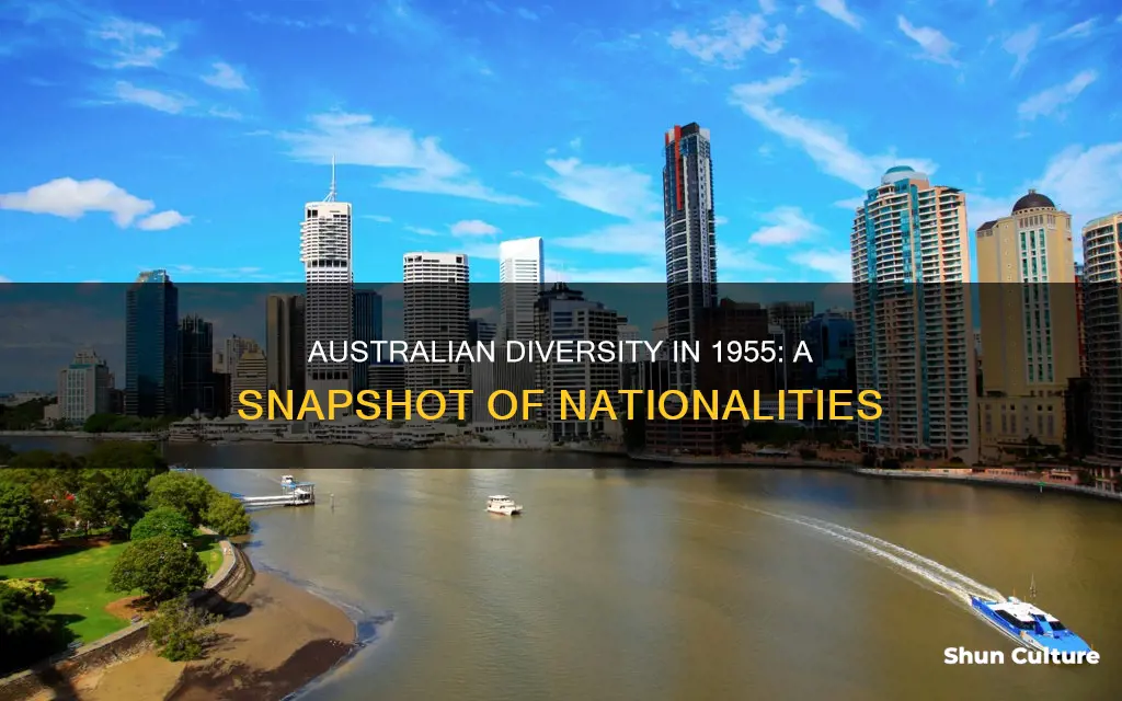 what nationalities make up australia in 1955