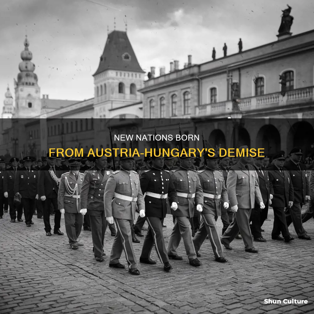 what nations were formed from austria hungary in 1920