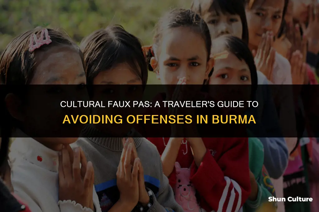 what not to do in burma