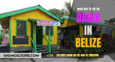 Belize's Food and Drink: What to Avoid
