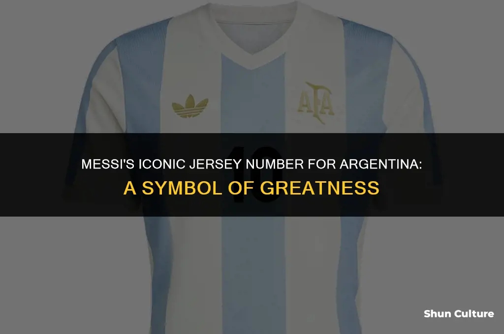 what number does messi wear for argentina