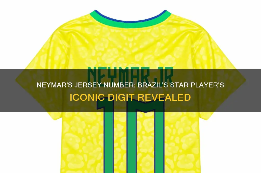 what number is neymar in brazil