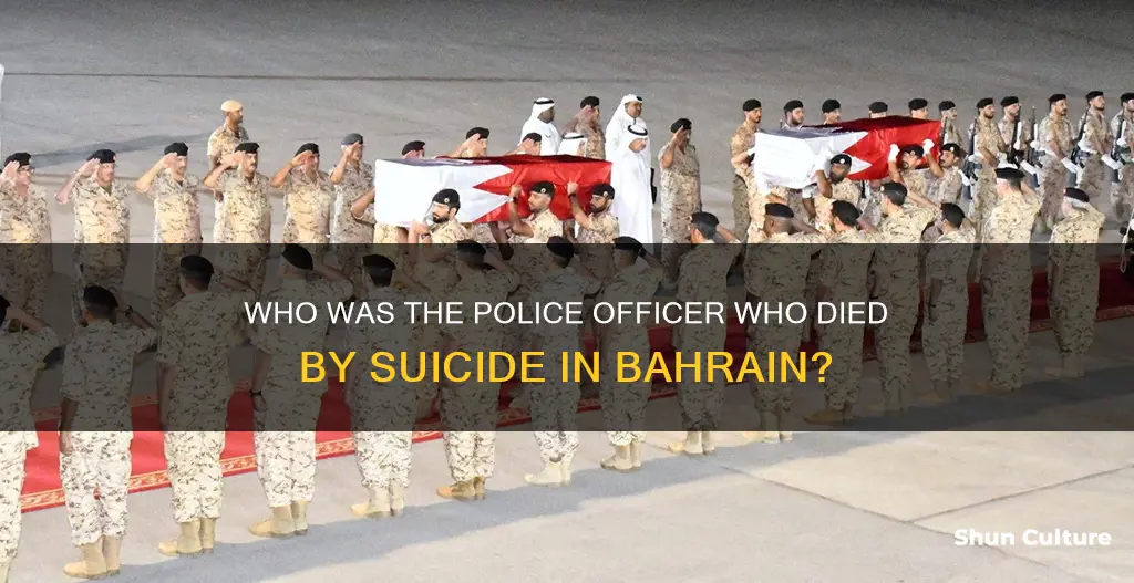 what officer commited suicide in bahrain