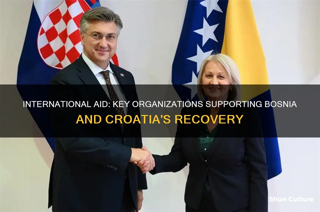 what organization helped bosnia and croatia