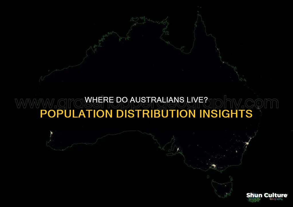 what part of australia do most people live