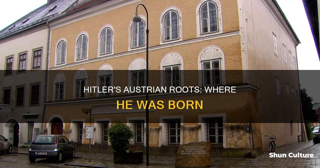 what part of austria was hitler born in