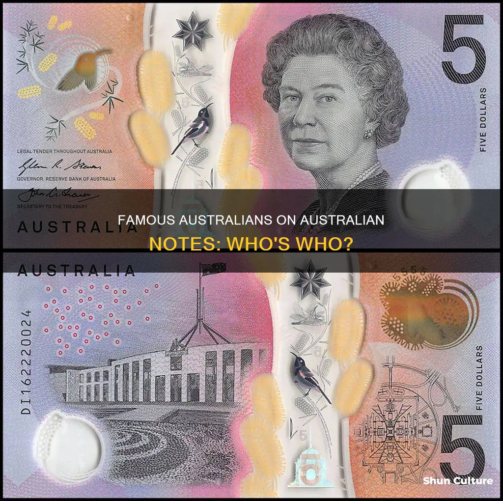 what people are on the australian notes