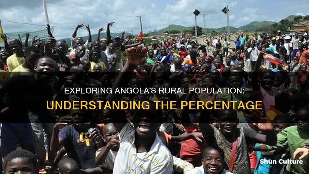 what percent of angola live in rural areas