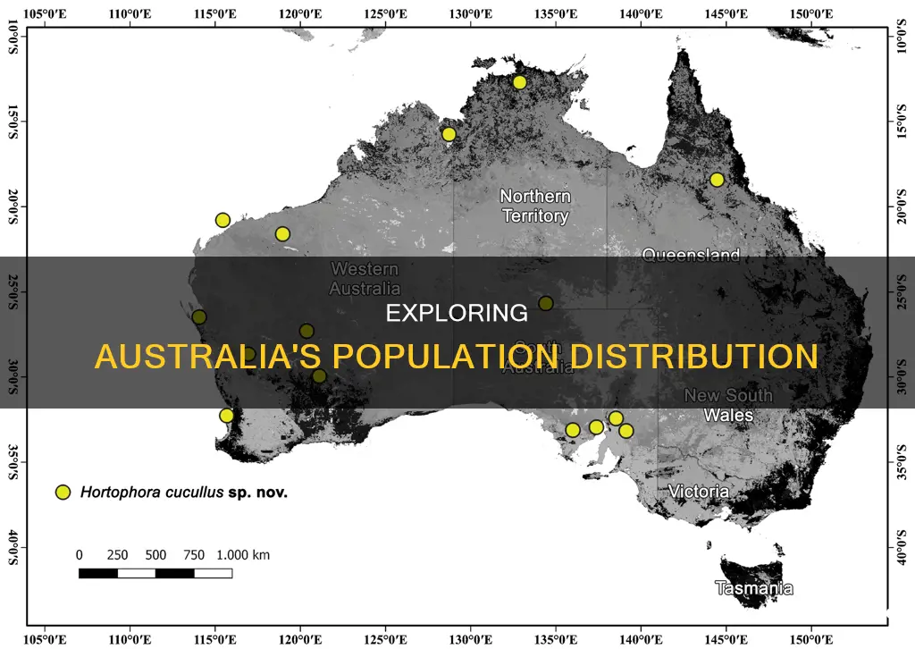 what percent of australia is populated