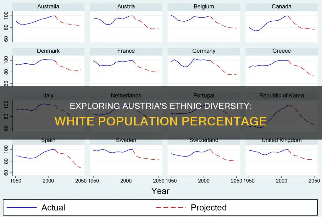 what percent of austria is white