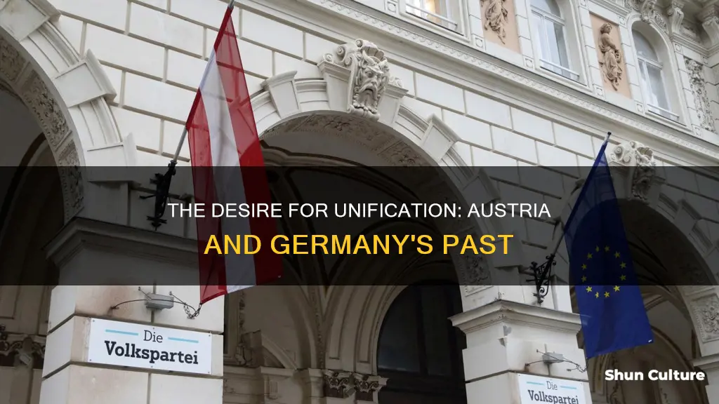 what percent of austria wanted to be united with germany