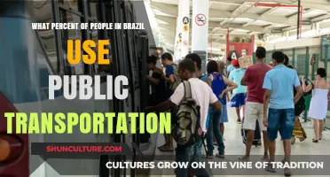 Public Transportation Usage in Brazil: A Comprehensive Percentage Breakdown