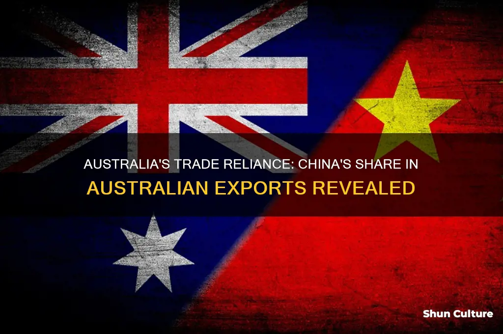 what percentage of australian exports go to china