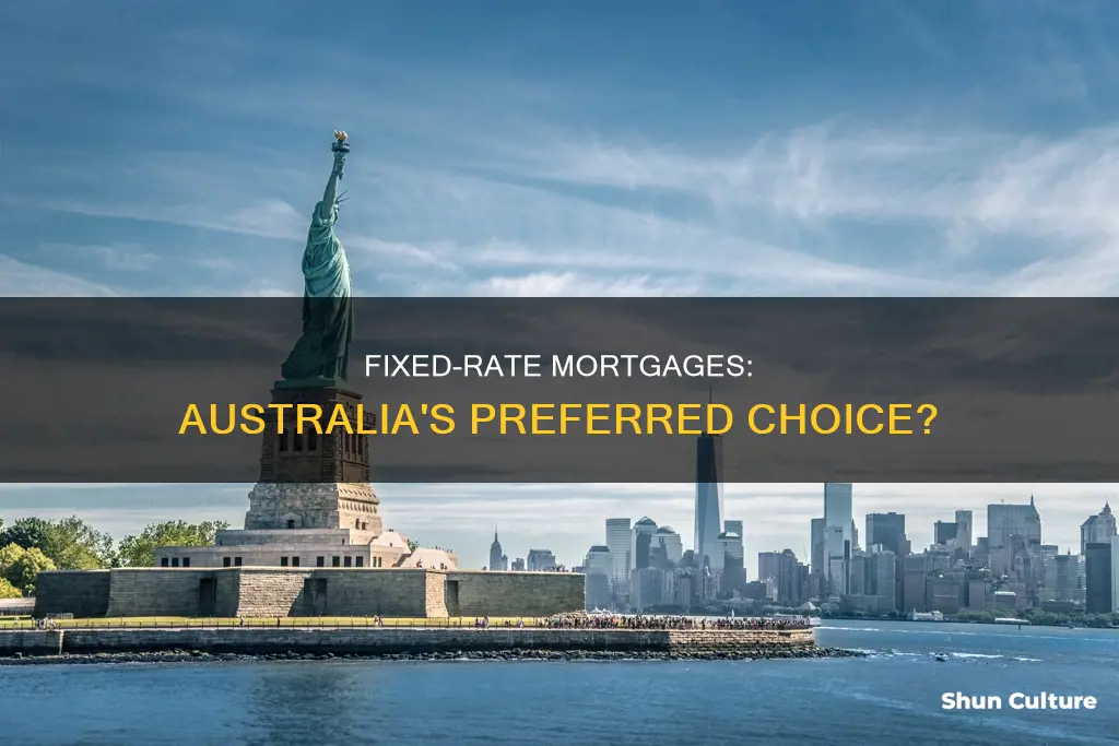 what percentage of australian mortgages are fixed rate