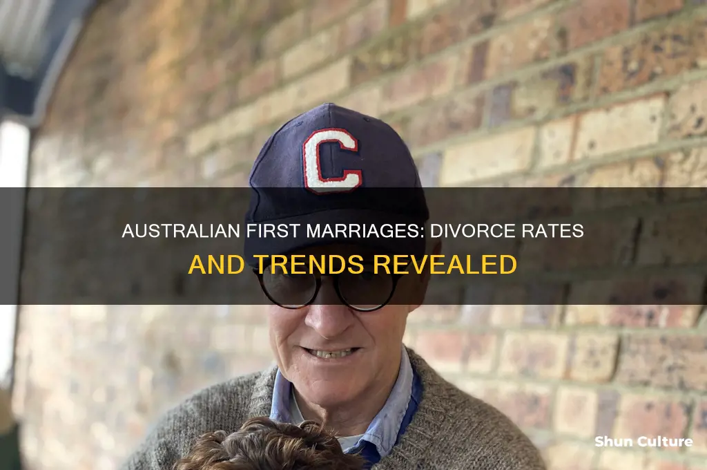 what percentage of first marriages end in divorce in australia