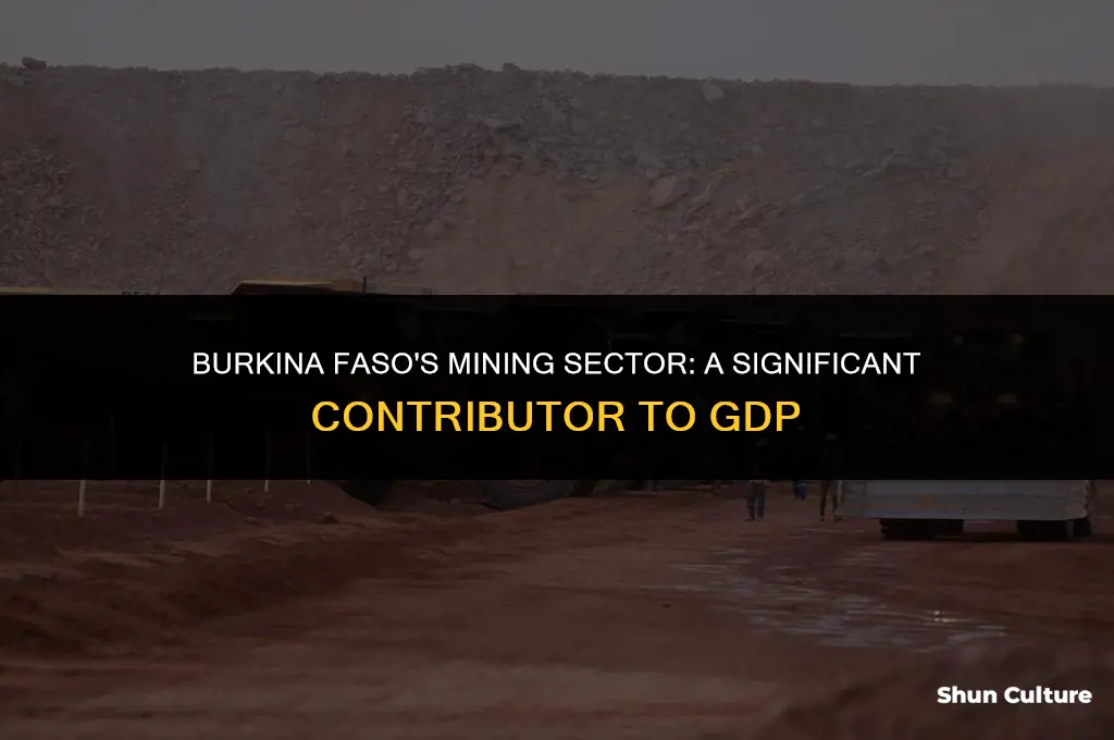 what percentage of gdp is mining in burkina faso