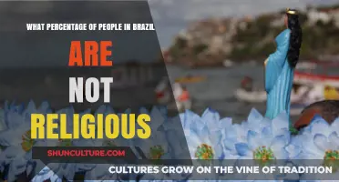 Brazil's Secular Shift: Exploring the Percentage of Non-Religious Citizens