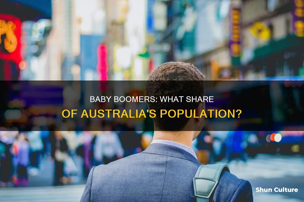 what percentage of the australian population are baby boomers