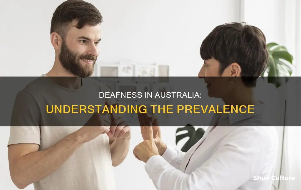 what percentage of the australian population is deaf