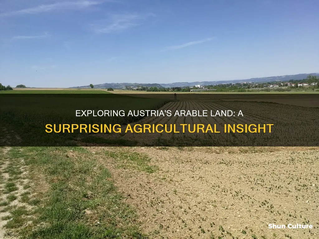 what percentage of the land is arable in austria