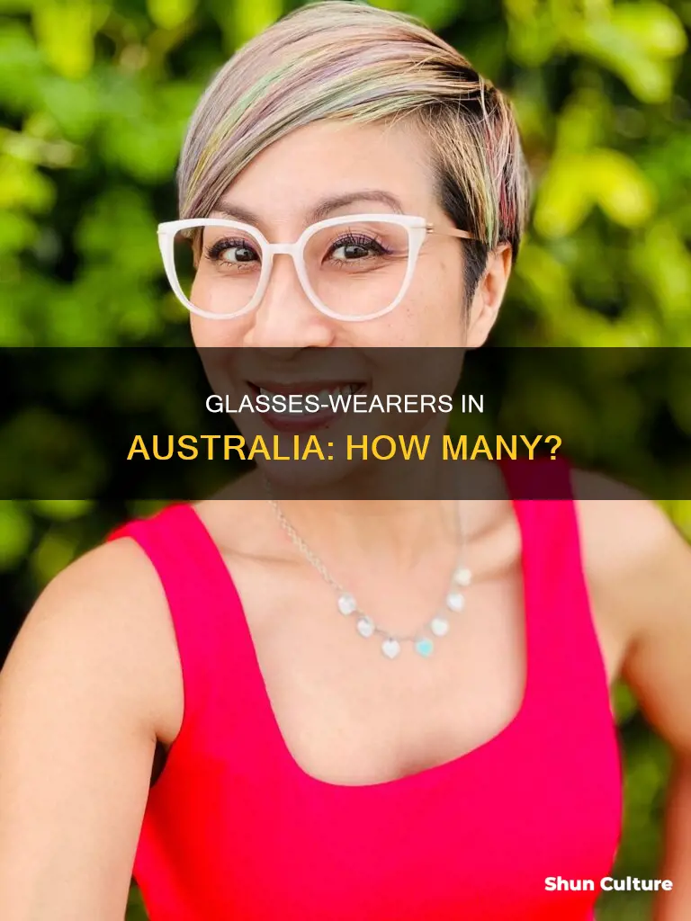 what percentage of the population wears glasses australia