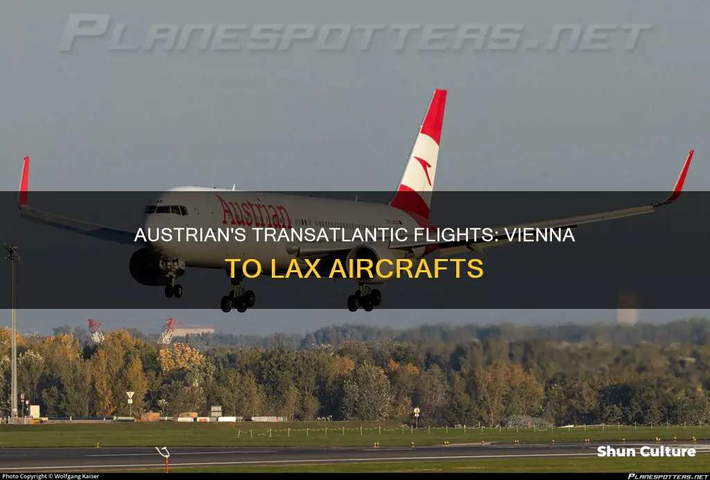 what plane does austrian fly from vienna to lax